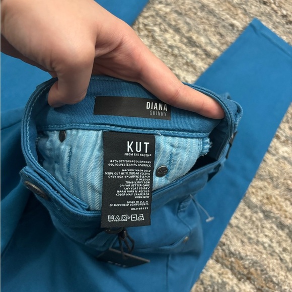 KUT From The Kloth Blue Diana Skinny Jeans Sz 0 NWT | KUT Diana Skinny Jeans - - Picture 7 of 13